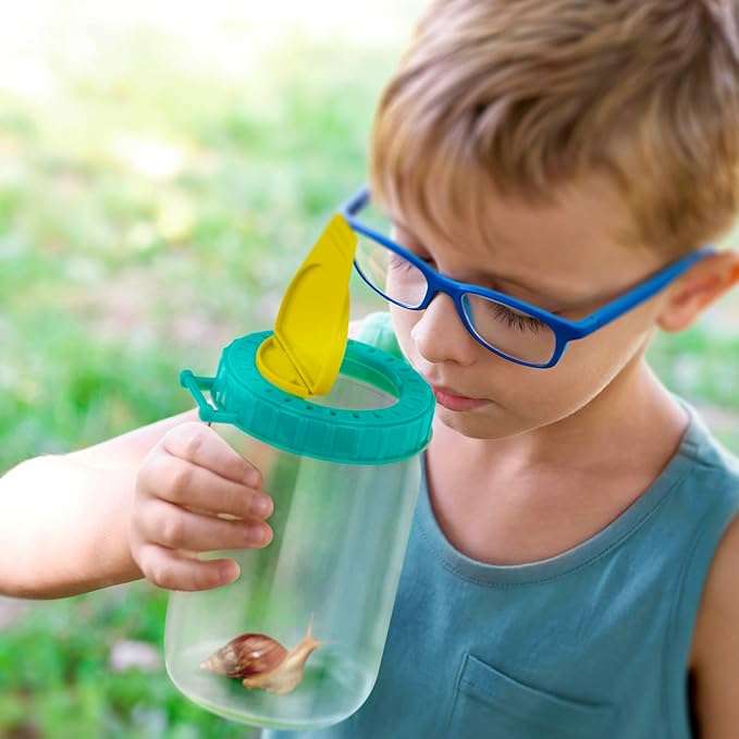 B. toys – Bug Catching Vacuum – Gentle Insect Catcher – Vacuum, Bug Jar, Magnifier, Grabber – Outdoor Toys for Kids – 4 Years + – Inspect an Insect Set