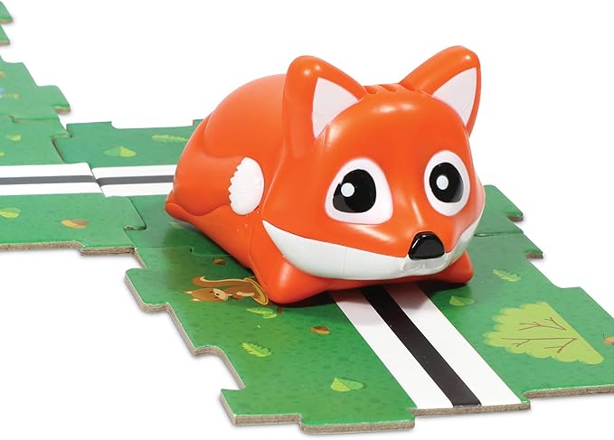 Learning Resources Coding Critters Go Pets Scrambles the Fox, Screen-Free Early Coding Toy For Kids, Interactive STEM Coding Pet, 14 Pieces, Ages 4+