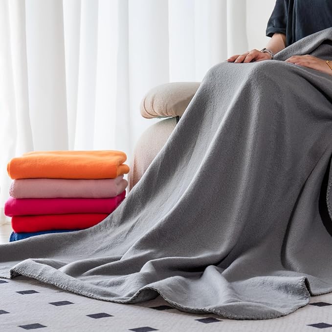 CAI TENG Fleece Throw Blanket Blankets for Couch Bed 50x60 inch 6 Pack Kids Blanket Throws Fleece Fabric Soft Cozy Travel Blankets Lightweight Small Throws Wedding Gifts Travel Blankets Multicolor