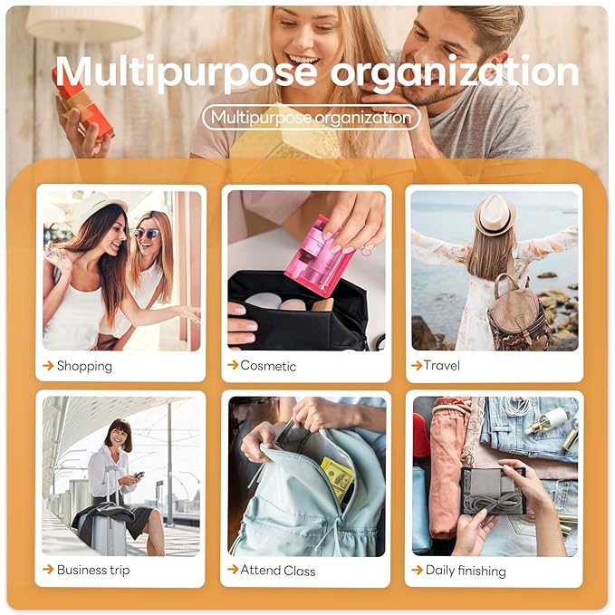 EASYFUN Small Zipper Pouch,5 Pieces Mini Mesh Pouch Coin Purse Cosmetic Case,Small Item Organizer,5 x 4 Inch,Assorted Colors