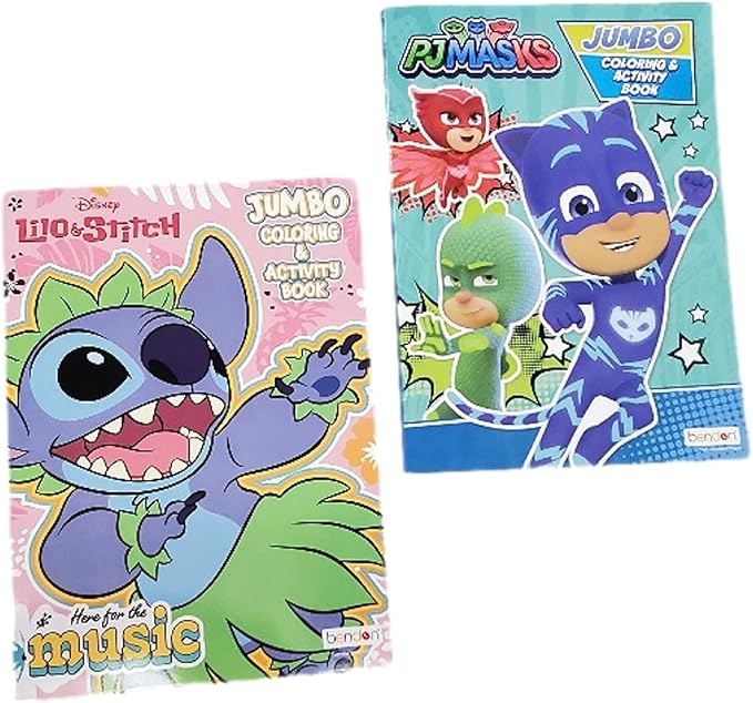 Bundle of 16 Coloring Books Kids Ages 4-8 Assortment Incl 16 Kids Activity plus Headband Books Include Games, Puzzles, Mazes, and Stickers (No Duplicates), Multicolored