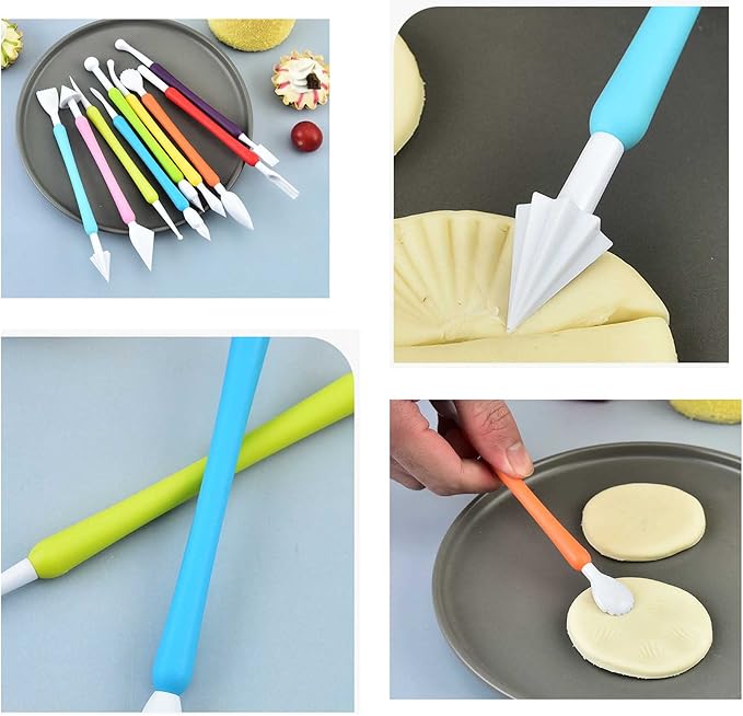 Langqun 41pcs Plastic Polymer Clay Art Tools Set for Kids Adults,Knives Pottery Tools,Ceramic Supplies for Engraving, Embossing, Shaping,Sculpting,Modeling