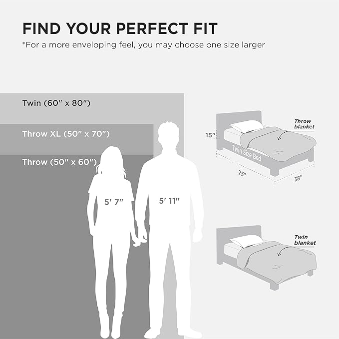 Bedsure GentleSoft Fleece Blankets Twin Size Fog Purple - 300GSM Lightweight Plush Fuzzy Cozy Soft Blanket for Bed, Sofa, Couch, Travel, Camping, 60x80 inches