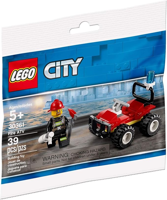 CITY Lego Set 30361 Fire ATV 39 Pieces Polybag