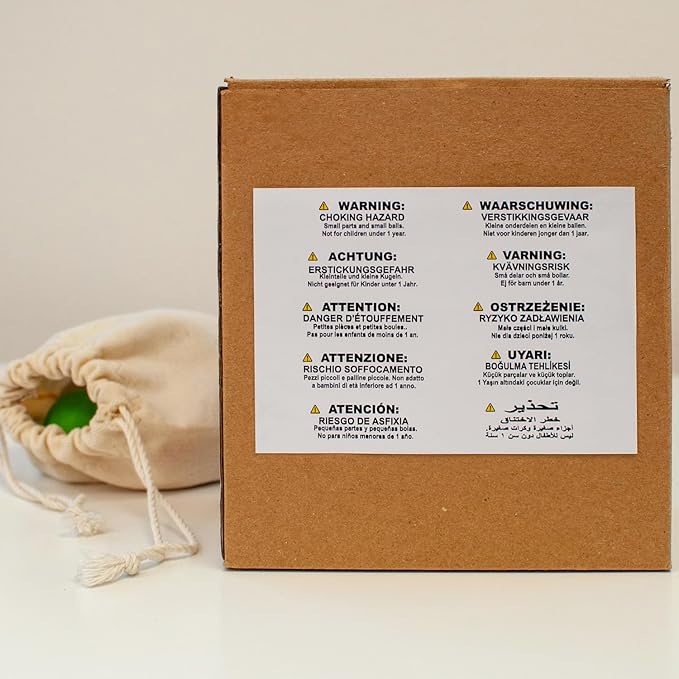 Ulanik Small Wooden Balls for Sorters Toddler Montessori Toys for 1 Year Old + Kids Preschool Wooden Matching Games for Learning Color Sorting and Counting