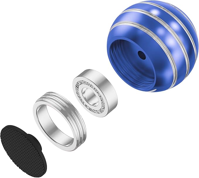 Kryfa Fidget Toys, 1.54" Kinetic Desk Toys for Office for Adults, Fidgets Stocking Stuffers for Kids Party Favors, Autism Sensory Toy for Kids Adults Girls Boys Teens (1.54", Rainbow A)