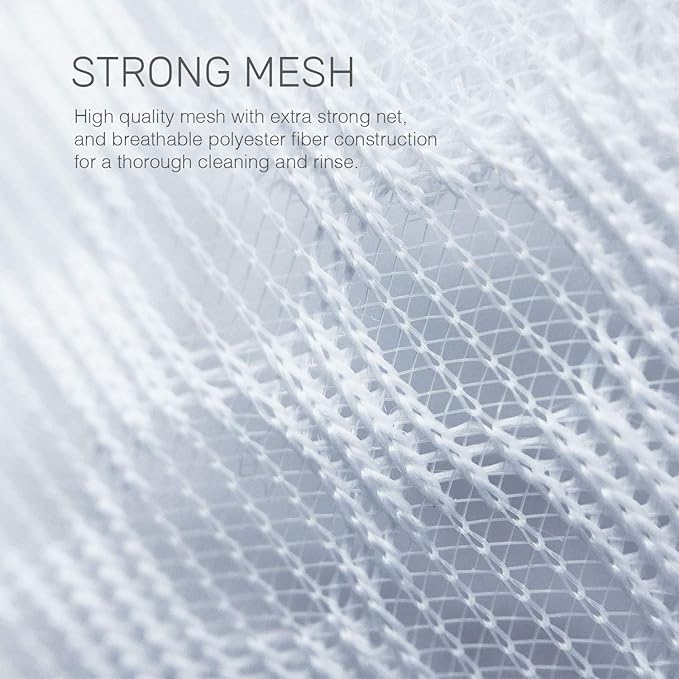 Mesh Laundry Bags for Delicates – 3 Medium Durable Net with Anti Rust Zipper, Hanging Loop-Garment Safe Wash Bags and Organizer for Washing Machine, Lingerie, Socks, Bra, Underwear, Baby Items, Travel