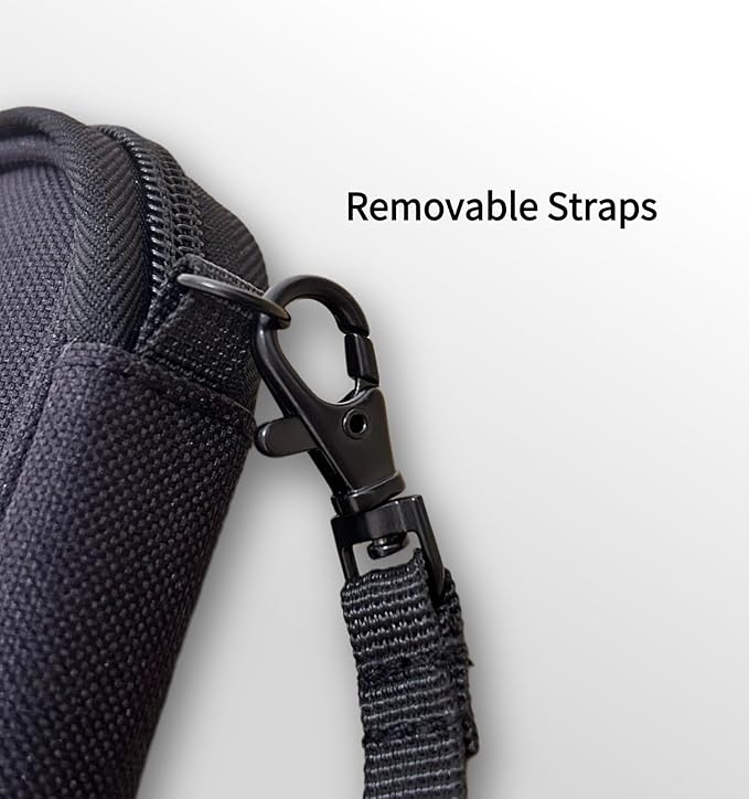 Zealearn Cord Organizer Travel, Cable Bag, Electronics Organizer Travel Case, Tech Carrying Pouch, Charger Carrying Case, Tech Gifts, Black 11B