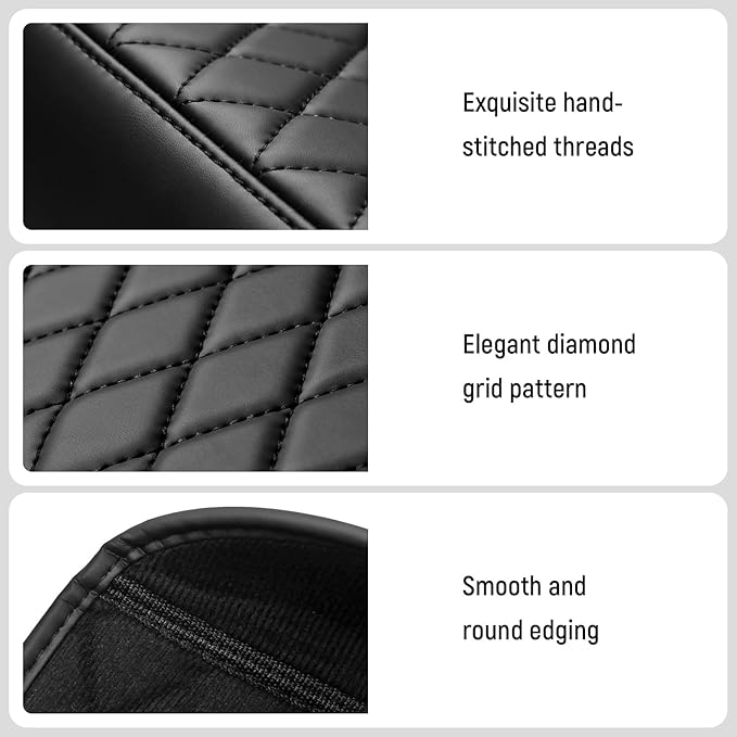 Bercicci Center Console Armrest Cover Compatible with Honda 2006-2011 Civic Sport Accessories Leather Material Center Console Liner Protection