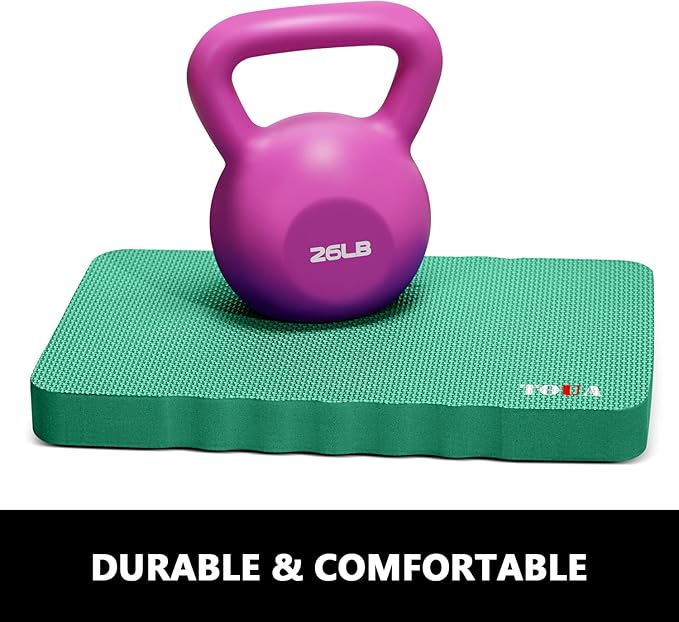 Kneeling Pad Thick Extra Large High Density Foam Comfort for Work Gardening Yoga Exercise Garden Knee 2 Pack Green