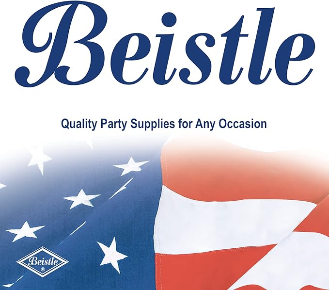 Beistle 6 Piece Plastic Football Party Necklaces Game Day Sports Theme Favors, 33", Blue/Brown