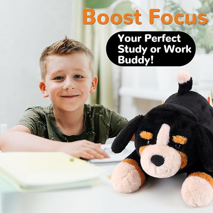 Bernese Mountain Dog Weighted Stuffed Animals - 28 Inch 5.0 Pounds Weighted Plushies Dog Stuffed Animal - Large Plush Pillow - Cute Plush Toy Gift for Kid & Adults (28" 5.0 lbs)