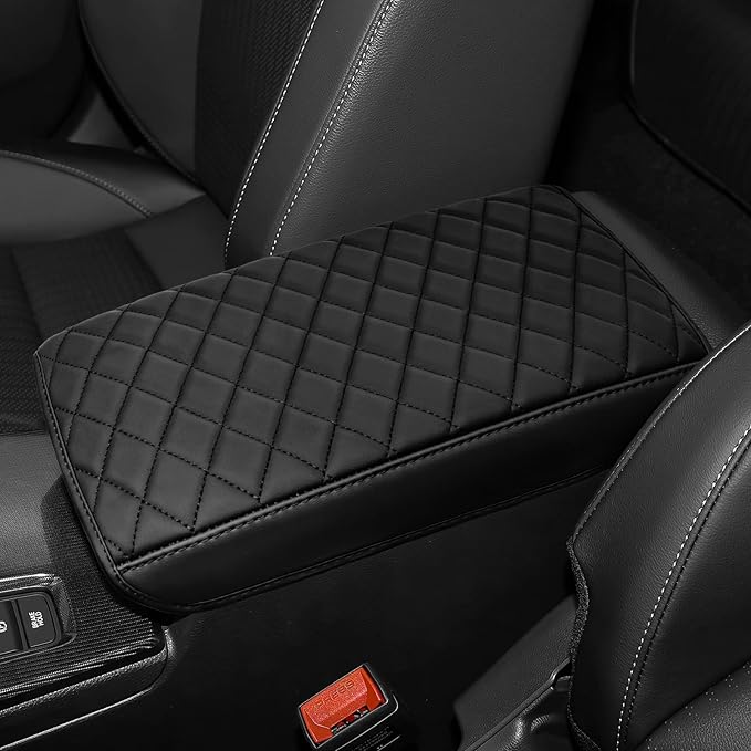 Bercicci Center Console Armrest Cover Compatible with Honda 2022-2025 2026 Civic Sport Hatchback Accessories Leather Material Center Console Liner Protection