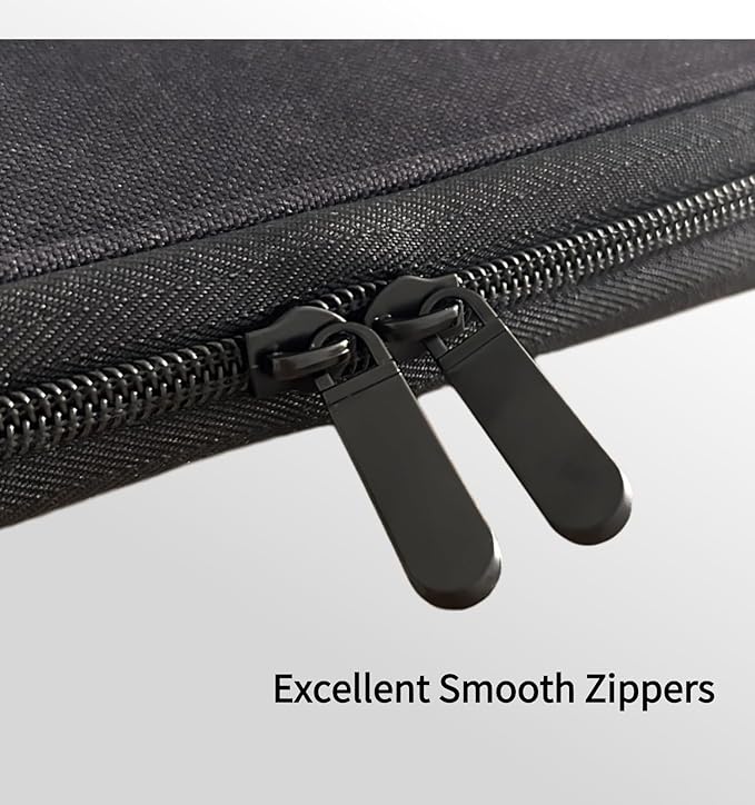 Zealearn Cord Organizer Travel, Cable Bag, Electronics Organizer Travel Case, Tech Carrying Pouch, Charger Carrying Case, Tech Gifts, Black 11B