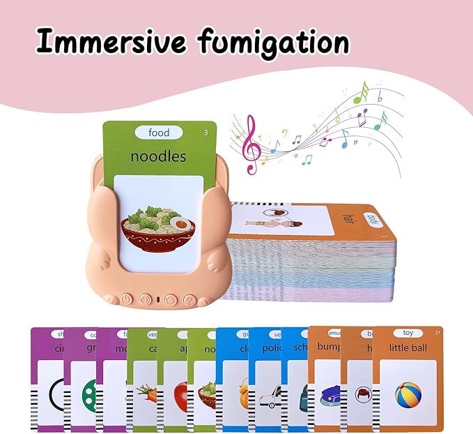 Talking Flash Cards Toddler Toys,Kids Toddler Flash Cards with 224/510 Sight Words,Montessori Toys,Bilingual English-Spanish，Learning Educational Toys for Kids Ages (224-Sight Words)