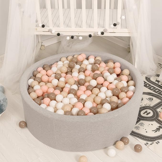 GOGOSO Ball Pit Balls for Toddles, Kids Plastic Balls for BallPit, Pool, Baby Party Accessories, Birthday Decoration 50 100 200 500 1000