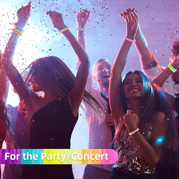 60 Jelly Bracelets 80's Adult Size - MAQIHAN Neon Gummy Bracelets for Women Kids 80s Jelly Bangles Glow Silicone Bands Jewelry Wristband Rainbow Jellies Bangle Girl Colored Accessories Toy Party Favor