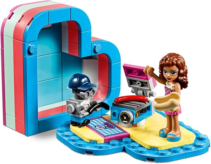 LEGO Friends Olivia’s Summer Heart Box 41387 Building Kit, New 2019 (93 Pieces)
