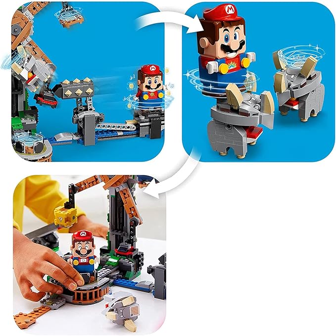 LEGO Super Mario Reznor Knockdown Expansion Set 71390 Building Kit; Collectible Toy Playset for Kids; New 2021 (862 Pieces)