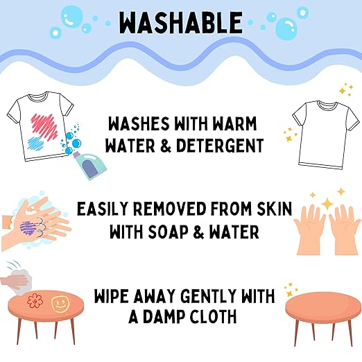 Kwik Stix Solid Tempera Paint Sticks, 96 Colors, Washable Paint Sticks for Kids, Super Quick Drying, Non-Toxic, Allergen Free, Paint Sticks Class Pack in Assorted Classic Colors, Paint for Kids and Toddlers