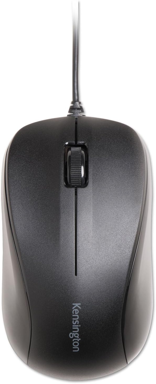 Kensington Silent Mouse-for-Life Wired USB Mouse - Black (K72110US)