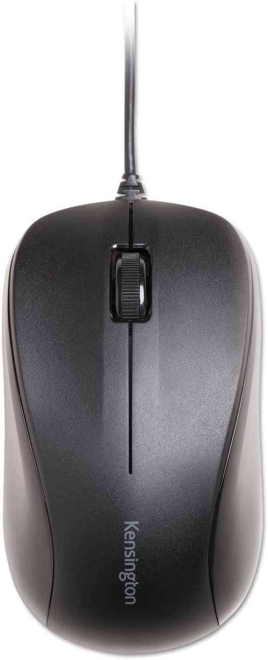 Kensington Silent Mouse-for-Life Wired USB Mouse - Black (K72110US)