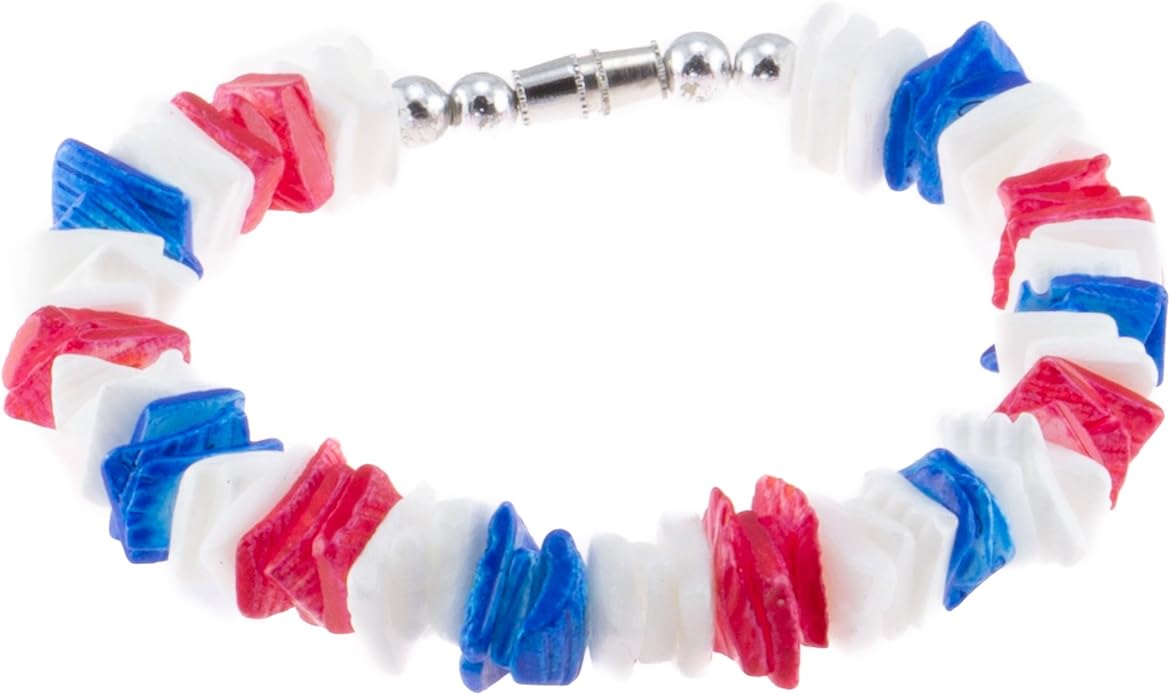 BlueRica Puka Shell Chips Necklace & Anklet Set (Multi)