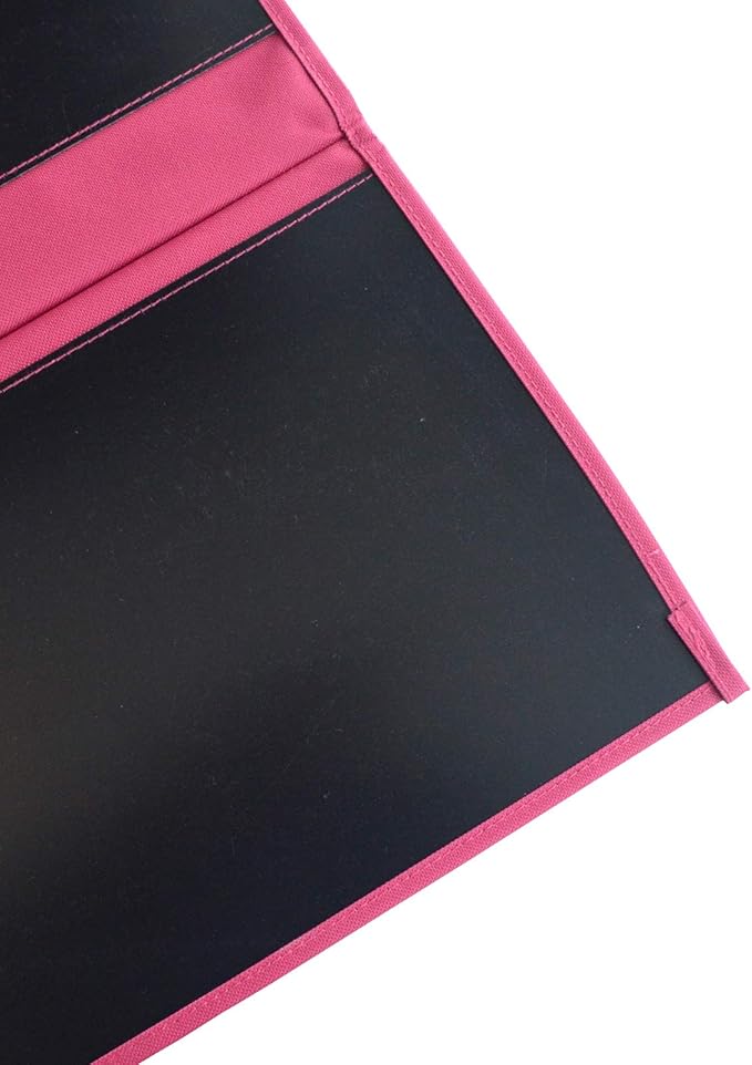 Bedside Storage Organizer, Bedside Caddy, Table Cabinet Storage Organizer, TV Remote Control, Phones, Magazines, Tablets, Accessories (Red)