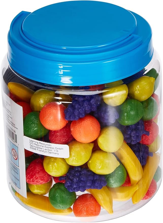 Learning Resources Fruity Fun Counters, Educational Counting & Sorting Toy, Set of 108
