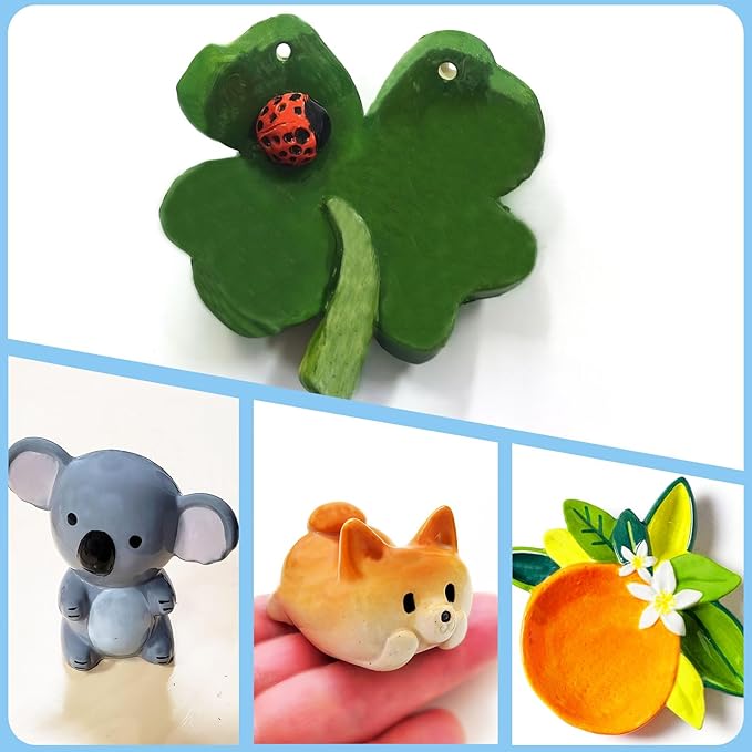 500ml Air Dry Clay Glaze, Clay Glaze Air Dry for Airdry Clay, Air Dry Clay Varnish Can Not Only Used to Prevent Clay Cracking, Scratches, and Wear,It Can Also Having a Glossy Matte Effect (Matte)