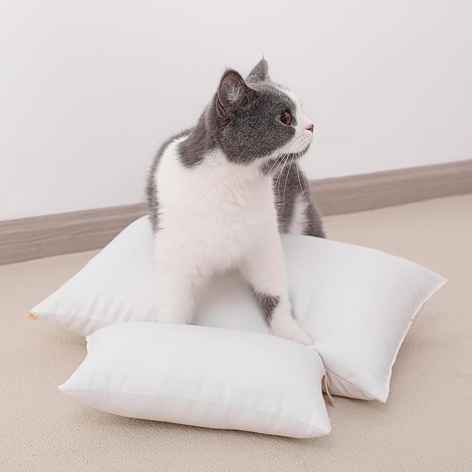 NTBAY Tiny Pillows, Down Alternative 7"x11" Microfiber Mini Pillow for Travel, Pets, Soft Machine Washable Small Pillows for Neck, Wrist, Lumbar and Knee, Purple