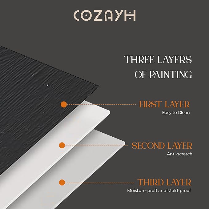 COZAYH 3-Drawer Fully-Assembled Flower Motif Dresser for French Country, Modern, Rustic Style, Distressed Finish, Gold & Black