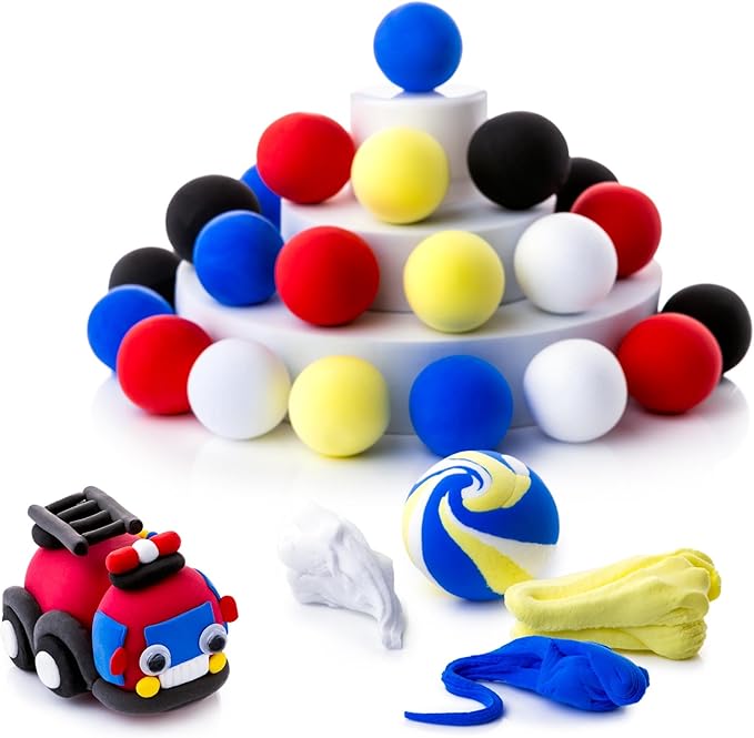 Artsity Blue Air Dry Foam Clay 8oz - Super Soft Modeling Clay for Kids Age 3-12, Ultra Light, Safe & Non-Toxic Molding Clay for Sculpting, Perfect for Arts & Crafts, Gift for Boys and Girls