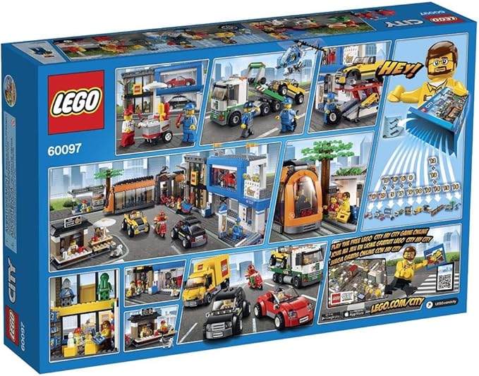 LEGO City Town 60097 City Square Building Kit