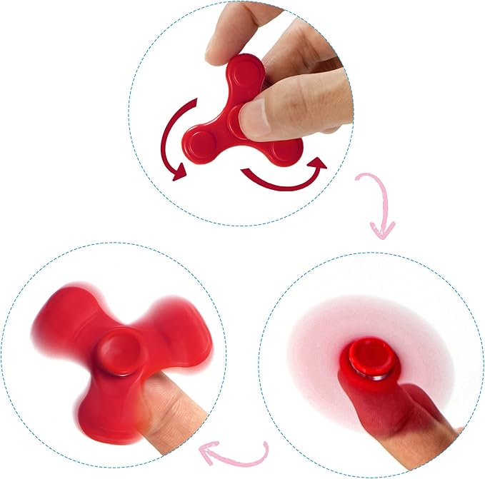 JOYIN 28 Packs Valentines Cards with Fidget Spinner, Stress Relief Hand Finger Spinner Fidget Toy for Valentine’s Day Kids School Classroom Prizes, Gift Exchange,Party Favor Exchange Gift Rewards