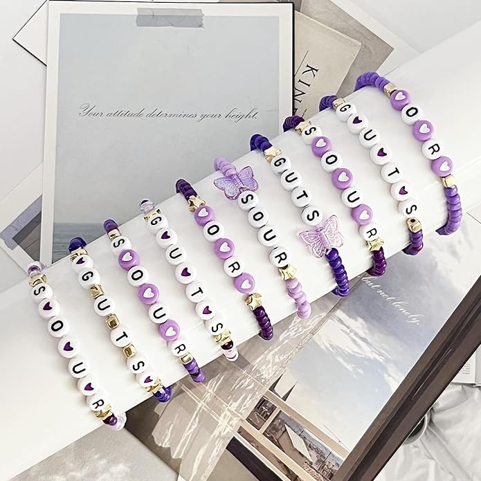 Handmade Stretch Friendship Bracelets for Teen Girls Singer Inspired Merch Outfits Decoration Girls Birthday Gifts Clay Beaded Friendship Bracelets Bulk for Music Fans