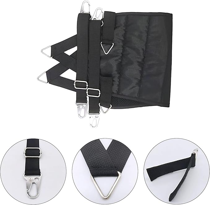 Wheelchair Foot Straps for Elderly Assistive Devices are Used the Elderly,Disabled, Pregnant Women,and Injured Patients Footrest Hammock, Adjustable Hanging Sling Airplane Travel, Desk Rest Essentials