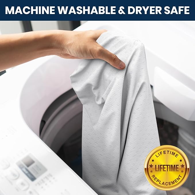 Everlasting Comfort Under Knee Pillow for Back Sleeping - Memory Foam Half Moon Leg Bolster Pillow for Back Pain, Thoracic Support