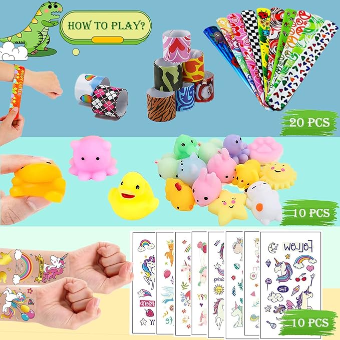120 Pcs Party Favors Toy for Kids, Treasure Box Carnival Prizes for Classroom School Rewards, Christmas Stocking Stuffers, Goodie Bag Pinata Fillers Bulk Toys for Boys Girls