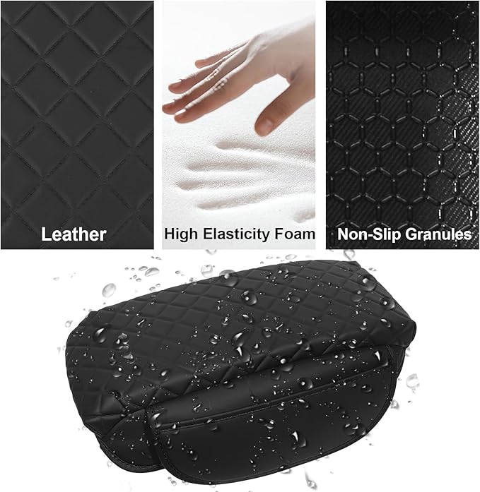 BreTrewri Center Armrest Console Pad Cover for Honda Civic 2012 2013 2014 2015 Civic Armrest Lips Cover Accessories (1215 Civic)