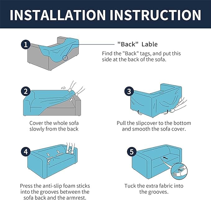 2025 New Stretch Loveseat Sofa Slipcovers Couch Cover for 2 Cushion Furniture Protector Sofa Covers with Elastic Bottom Jacquard Fabric Small Checks for Pets, Kids - Chocolate