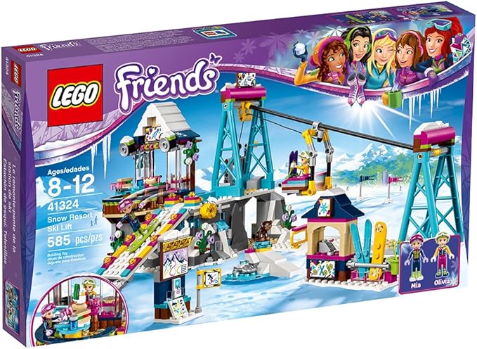 LEGO Friends Snow Resort Ski Lift 41324 Building Kit (585 Pieces)