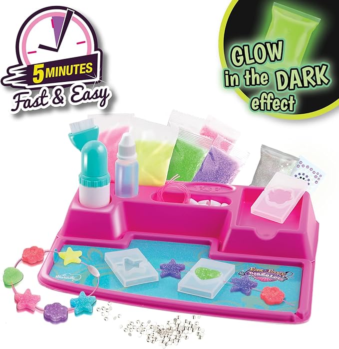 Fast and Fancy Blazelets, Create Colored and Rubber Charms in just 5 Minutes, Innovative Bracelet & Jewelry Maker kit, Arts & Crafts, Ages 6+, Toys for Girls, Girl Gifts, Kids Crafts