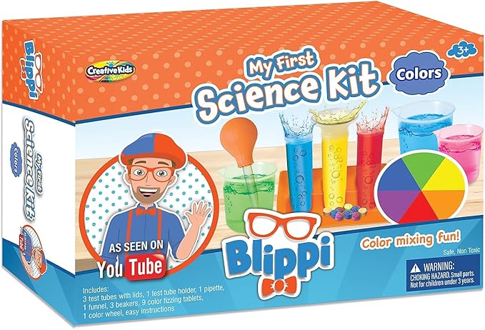 Blippi My First Science: Science Kit with Color Experiments
