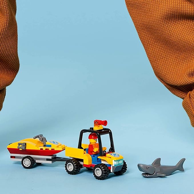 LEGO City Beach Rescue ATV 60286 Building Kit; Fun Cool Toy for Kids, New 2021 (79 Pieces)