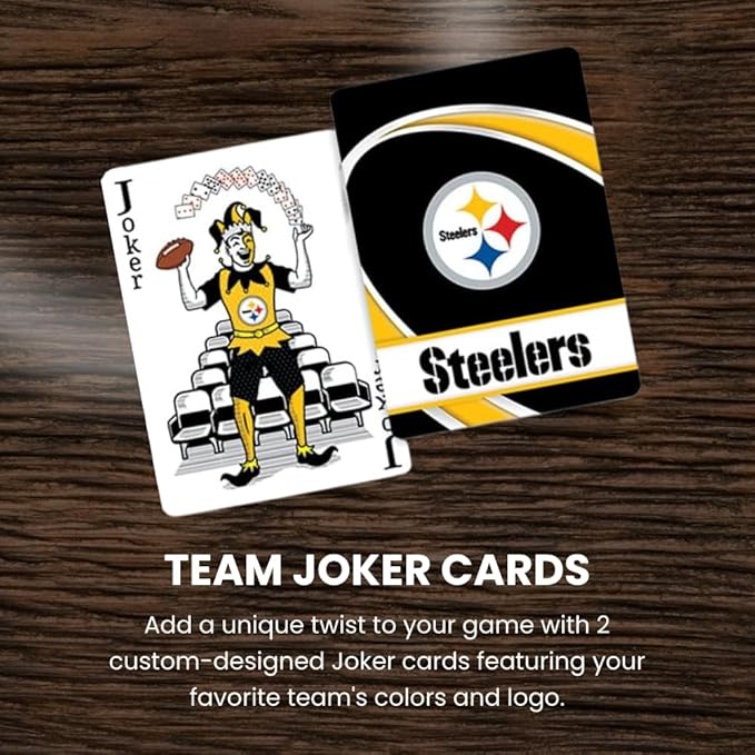MasterPieces - NFL Playing Cards, Officially Licensed New York Jets Football Deck, Family Games for Adults and Kids, Standard Index