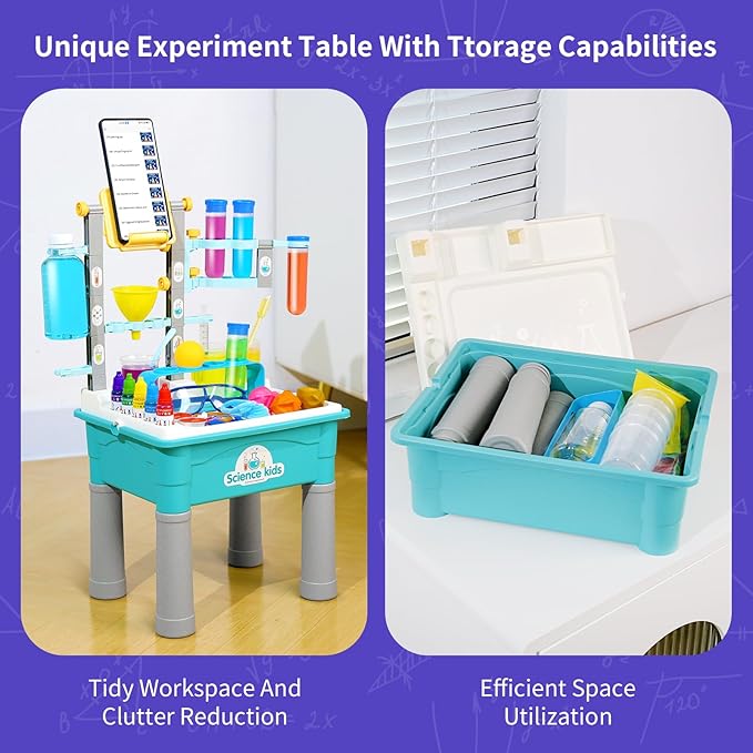 BATURU Science Kits for Kids 4-5-6-7-8-12- 270+ Science Experiments with Table & Smartphone Stand - Kids Science Kits Birthday Gift Ideas for Boys & Girls