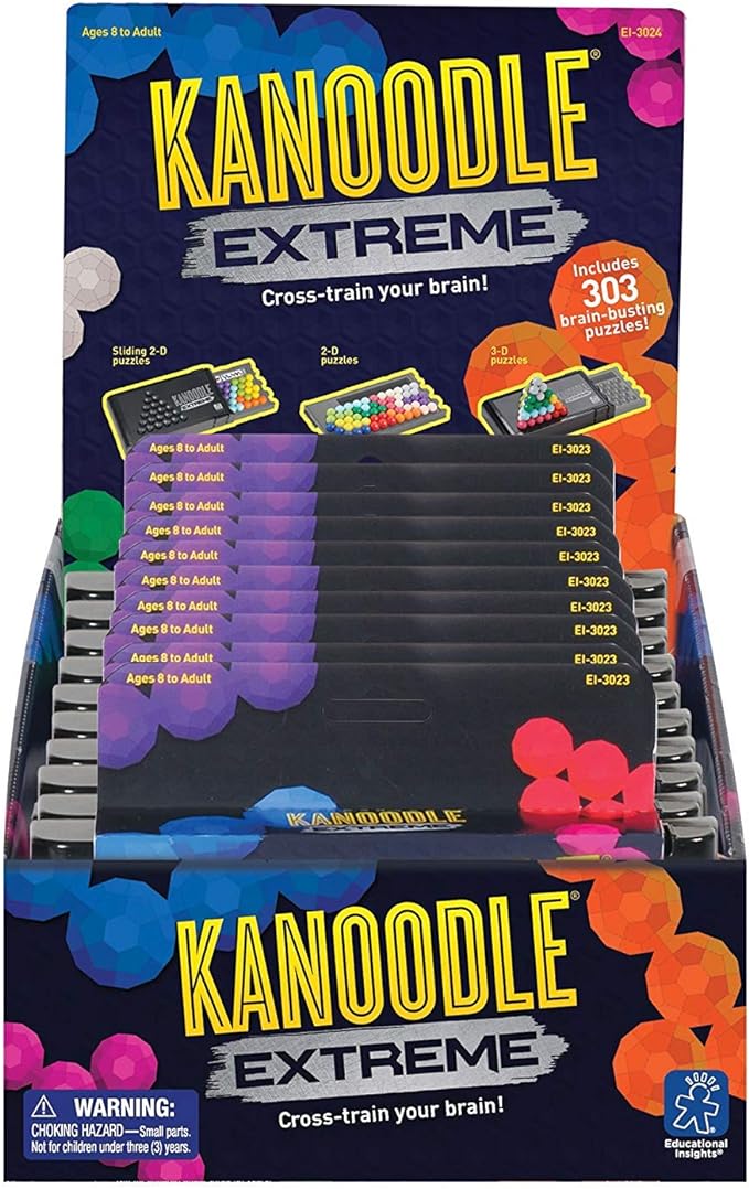 Educational Insights Kanoodle Extreme Classroom Pack of 10, Featuring Over 300 Challenges, Puzzle Challenges, Brain Teaser Game, Ages 8+