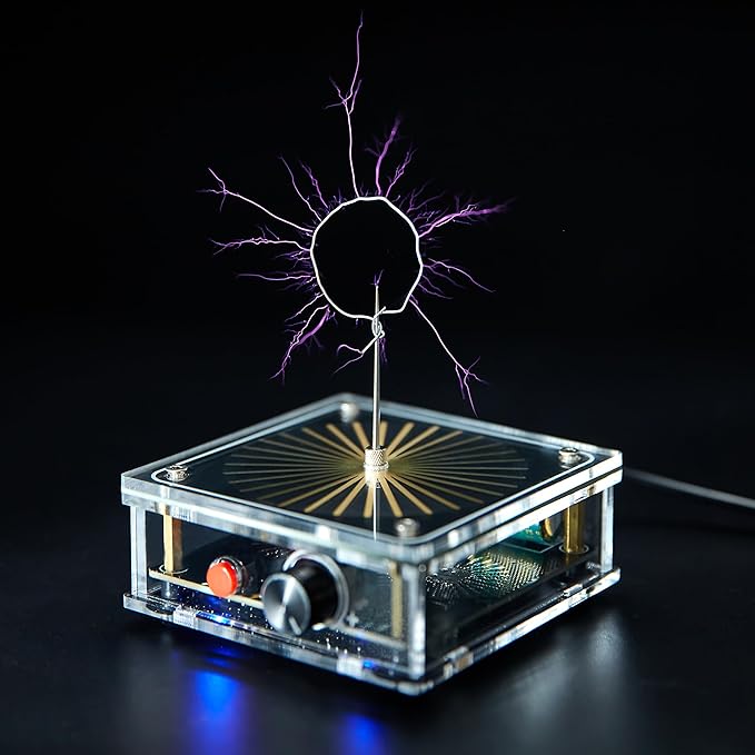 Bluetooth Music Tesla Coil Arc Plasma Speaker Science Experiment Desktop Toy Model Tesla Coil 8
