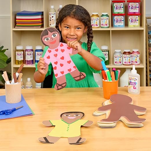 Colorations Multicultural Big People Shapes Set of 24, Multicultural Glossy Card, Skin Color Paper, Kids Around The World, Cardboard People, People Shapes, Multicultural, Diversity